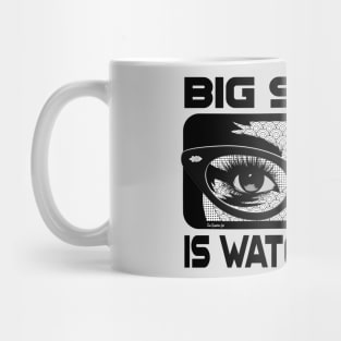 Big Sister is Watching You Comic Art Orwellian (vers 2) Mug